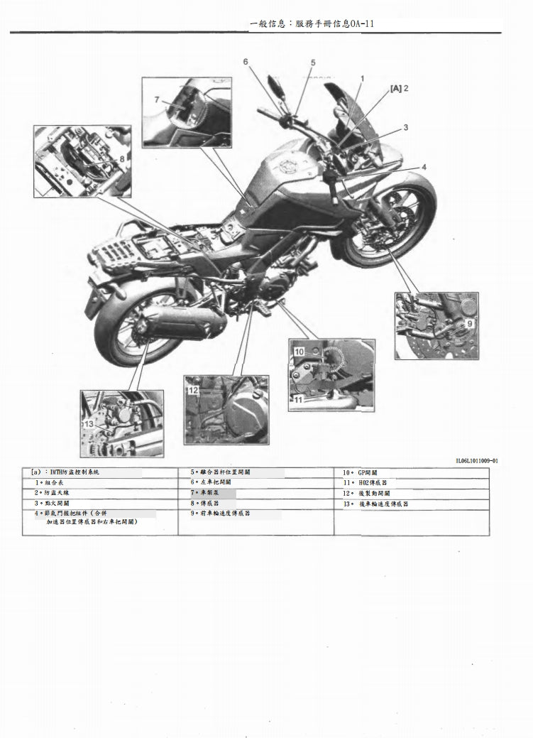 2020 鈴木DL1050RC維修手冊繁体中文和英文全車扭矩錶折開圖線路圖故障程式碼