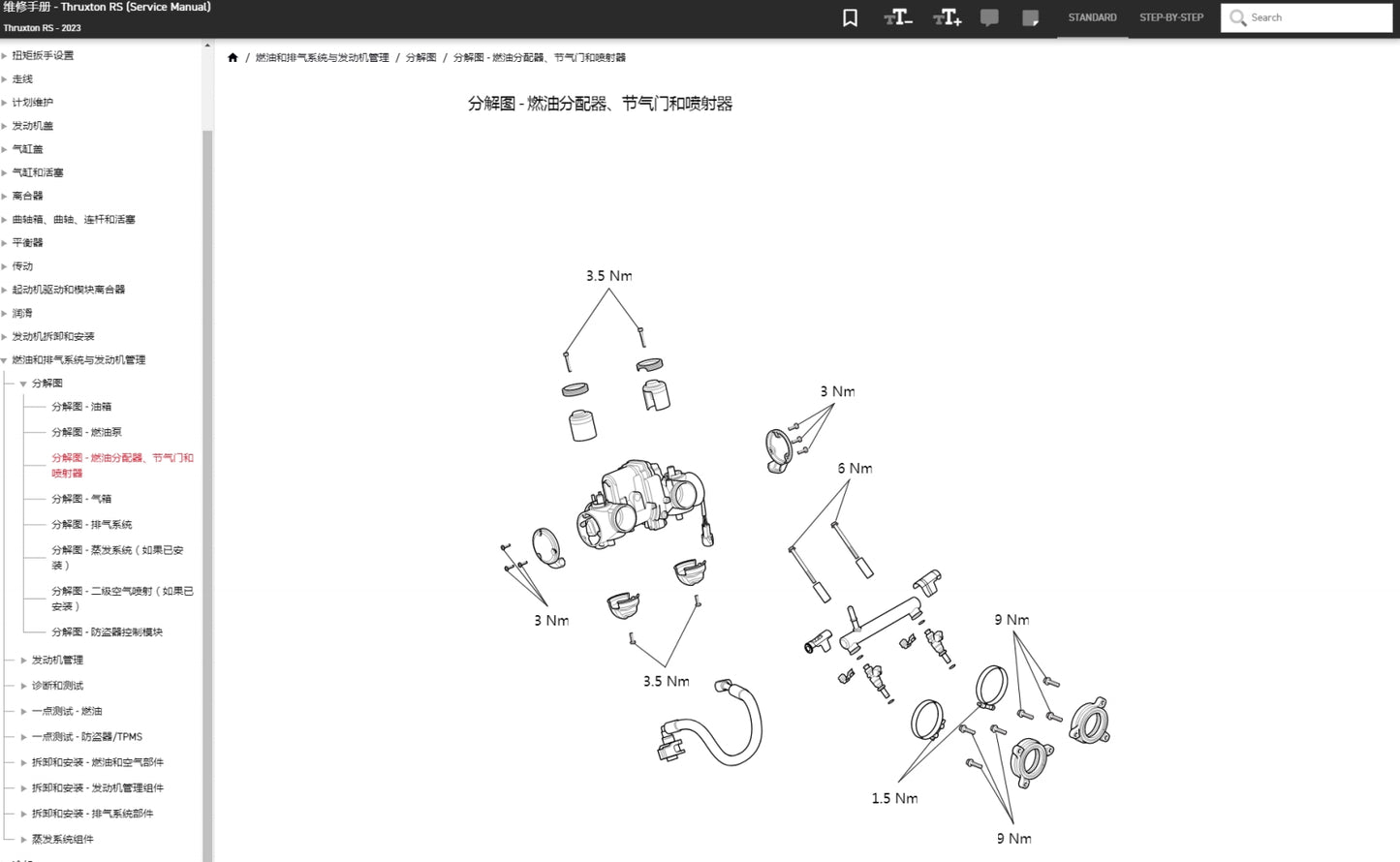 2023 Triumph 凱旋Thruxton RS 1200 維修手冊簡體中文全車線路圖故障碼分析圖面維修DIY工具