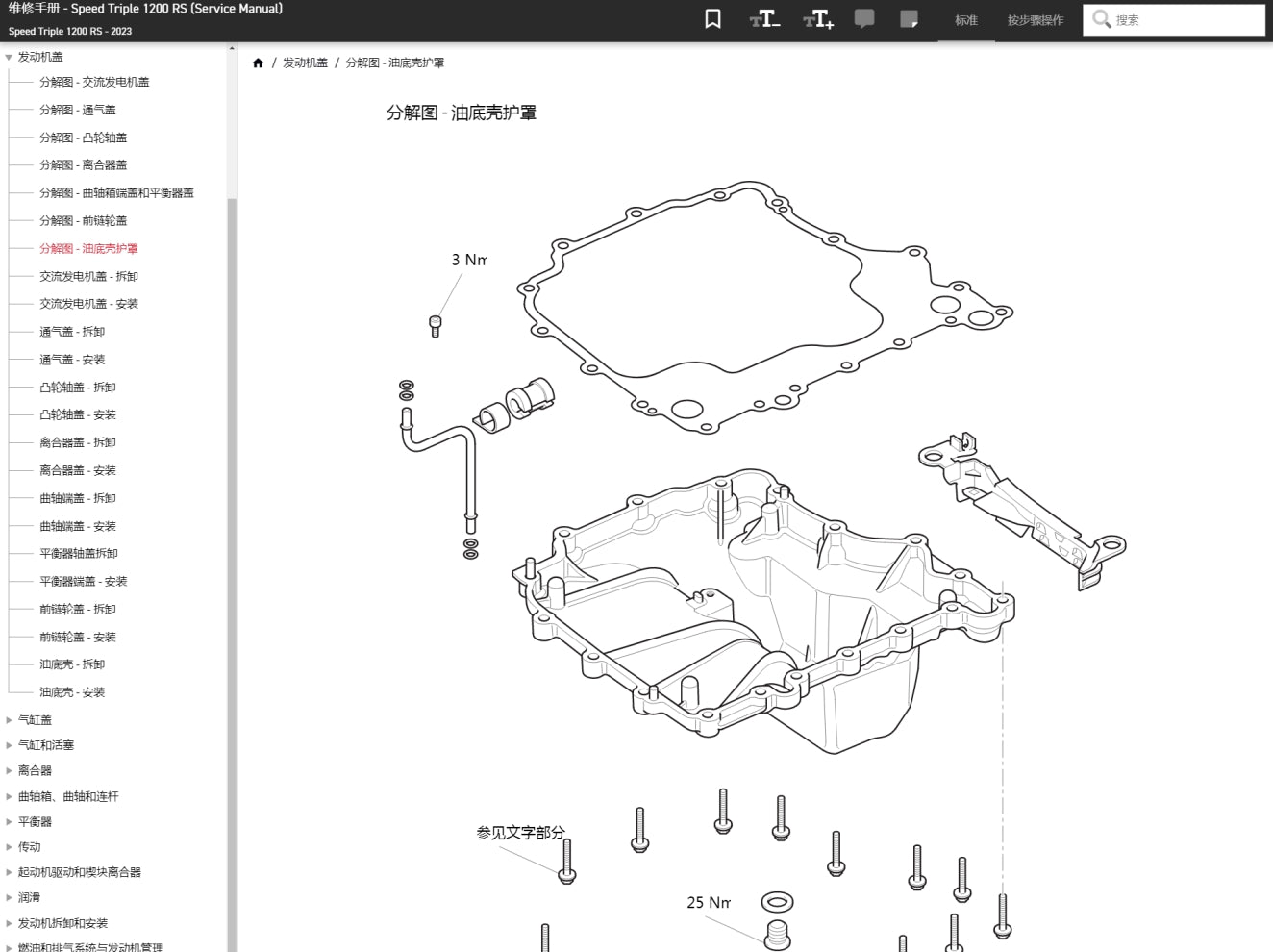 2023 Triumph Speed Triple 1200 RS 凱旋維修手冊簡體中文全車線路圖故障碼分析圖維修DIY工具