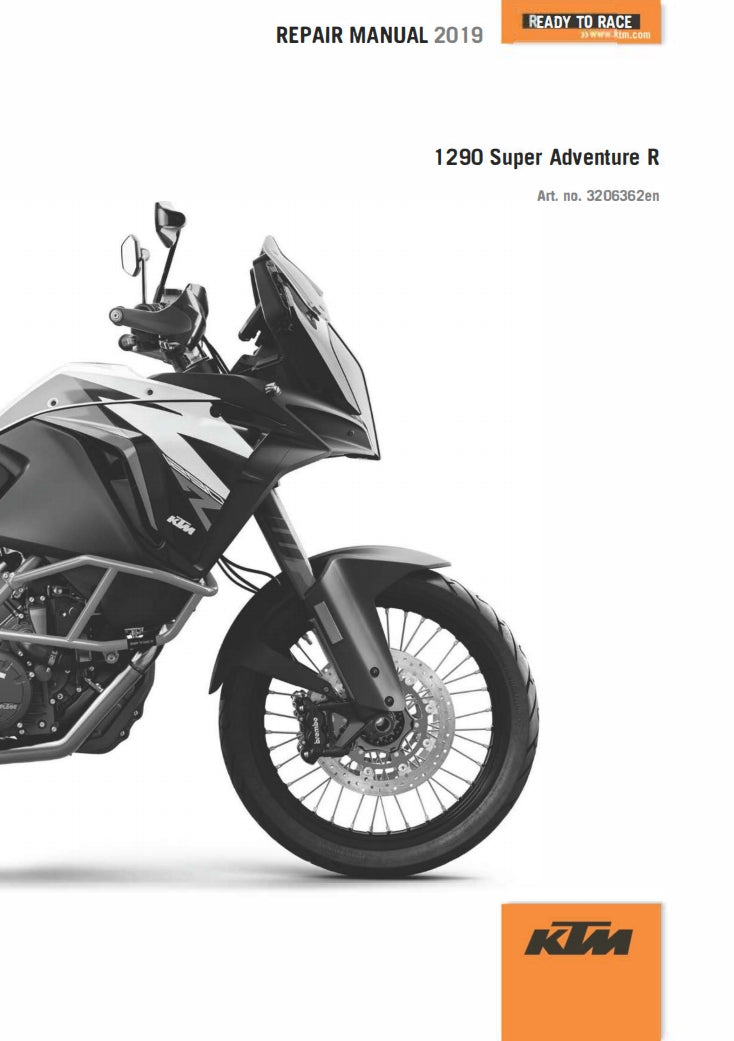 2019 KTM 1290 Super Adventure R 維修手冊 維修手冊 中文及簡體中文全車線路圖 故障碼分析 線維修維修手冊 DIY工具