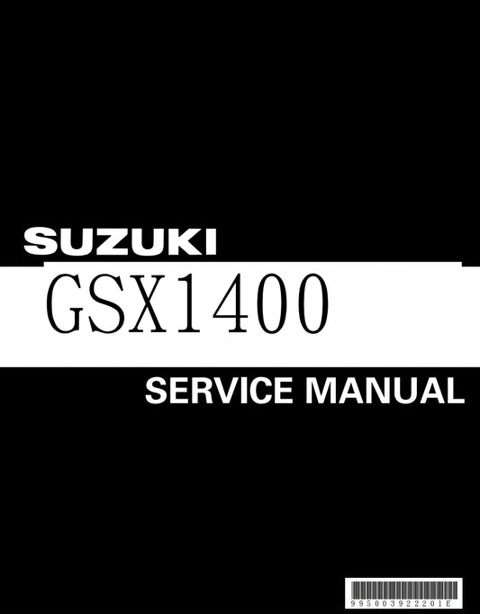 2001 鈴木GSX1400維修手冊繁体中文和英文全車扭矩錶折開圖線路圖