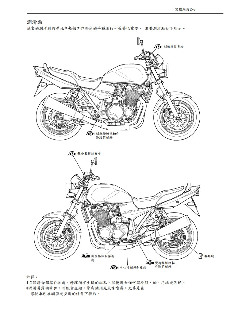 2001 鈴木GSX1400維修手冊繁体中文和英文全車扭矩錶折開圖線路圖