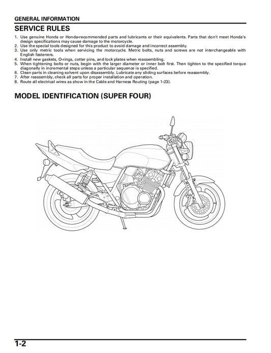 2006 honda CB400SFIII_3 Serice Manual 維修手冊 中文簡體中文全車線路圖 故障碼分析 圖紙維修DIY工具