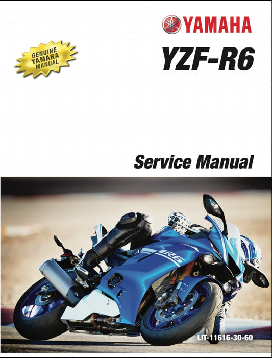 2017雅馬哈YZF-R6維修手冊維修手冊中文及簡體中文全車線路圖故障碼分析圖維修DIY工具