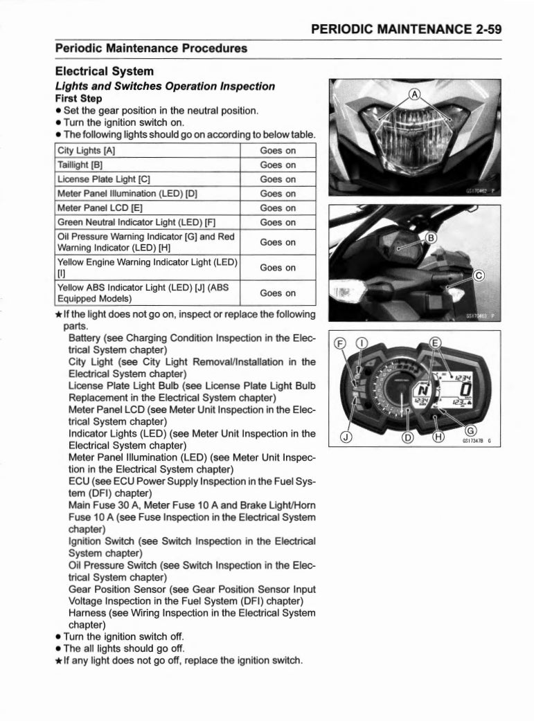 2017川崎Versys-X 300維修手冊維修手冊中文簡體中文全車線路圖故障碼分析圖面維修DIY工具