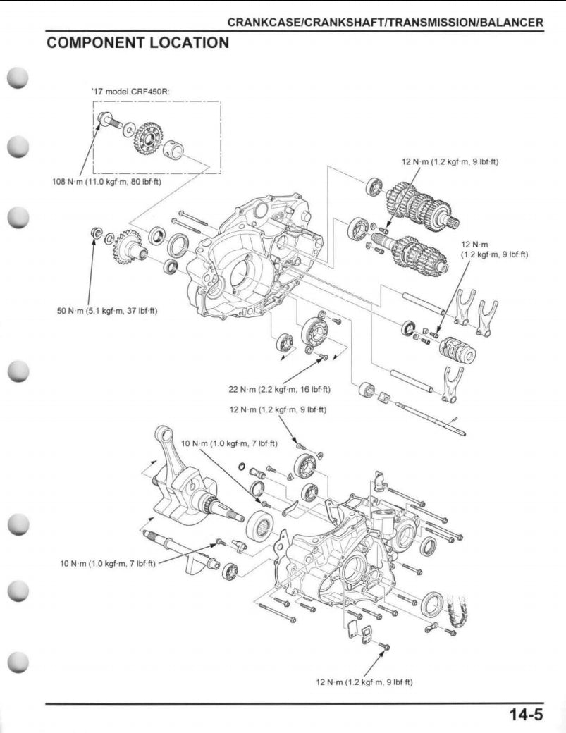 2018本田crf450r crf450rx服務手冊維修手冊中文和簡體中文全車線路圖故障碼分析三維維修DIY工具