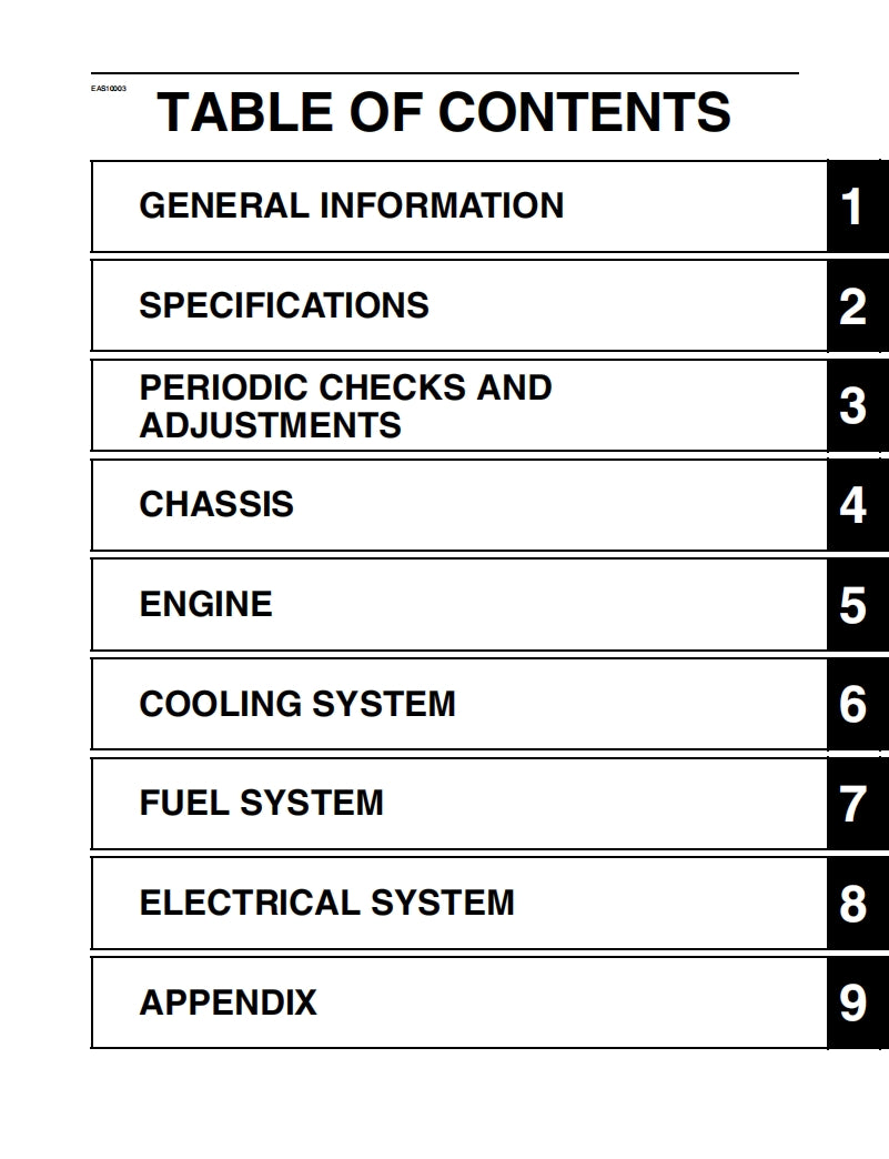 yamaha 2019 MXT9K NIKEN Service Manual Vehicle parts disassembly diagram fault code query vehicle torque data and circuit diagram