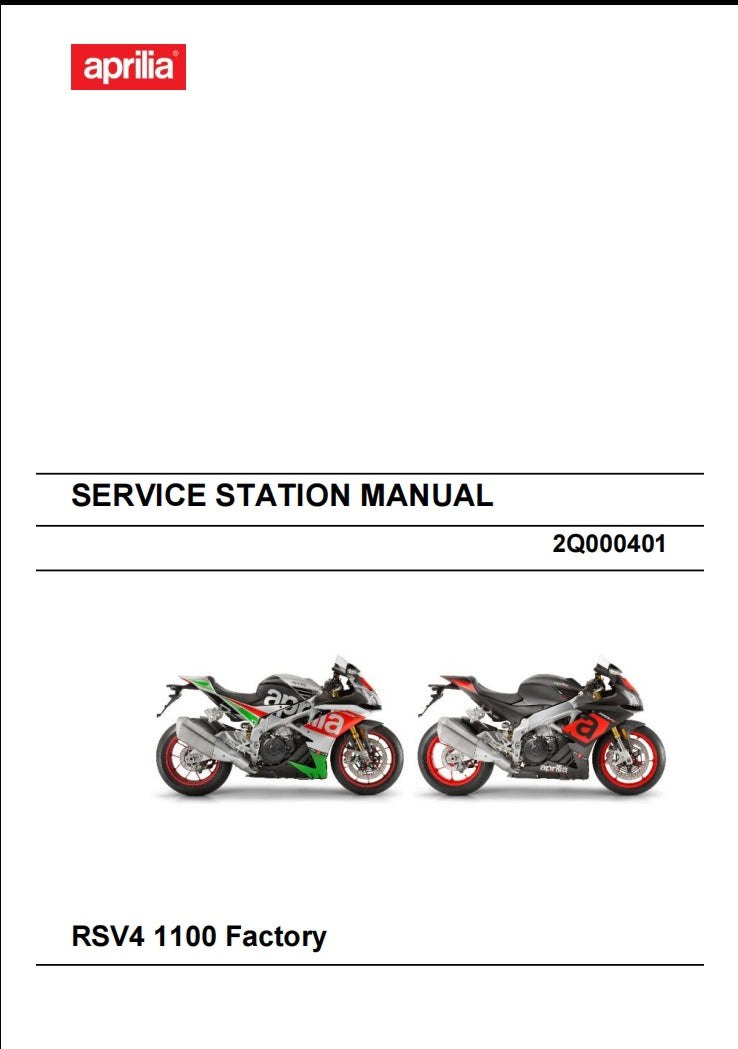 2019 Aprilia RSV4維修手冊 維修手冊 中文及簡體中文全車線路圖 故障碼分析 圖紙維修DIY工具