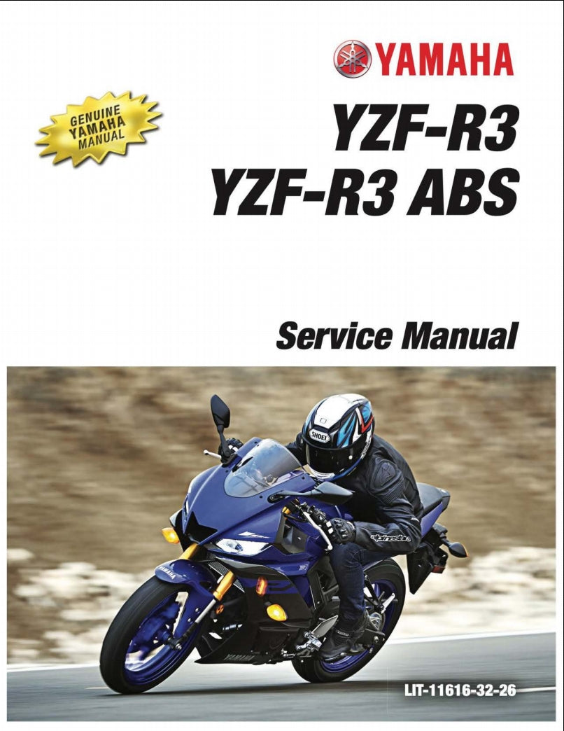 2019雅馬哈YZF-R3維修手冊維修手冊中文及簡體中文全車線路圖故障碼分析圖維修DIY工具