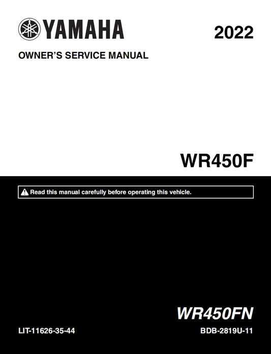 2022雅馬哈WR450F維修手冊維修手冊中文及簡體中文全車線路圖故障碼分析圖面維修DIY工具