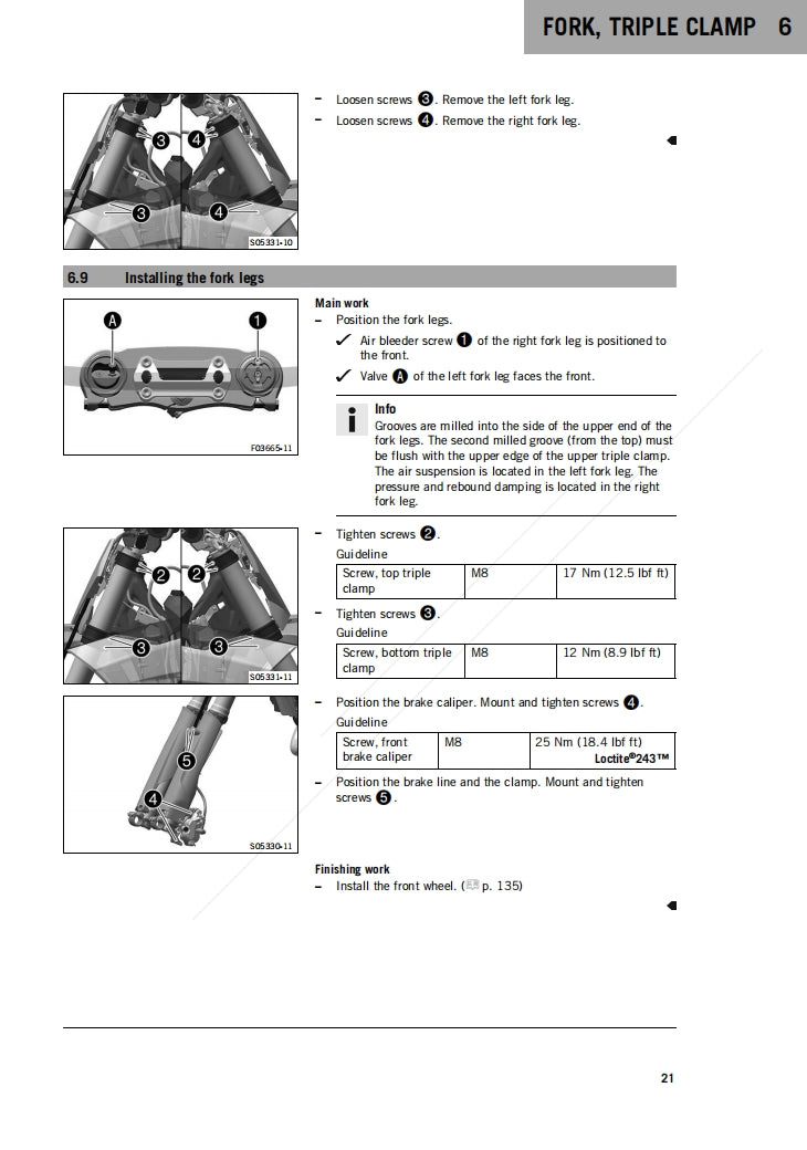 KTM 2023 250SX F XC F T Service Manual Vehicle parts disassembly diagram fault code query vehicle torque data and circuit diagram