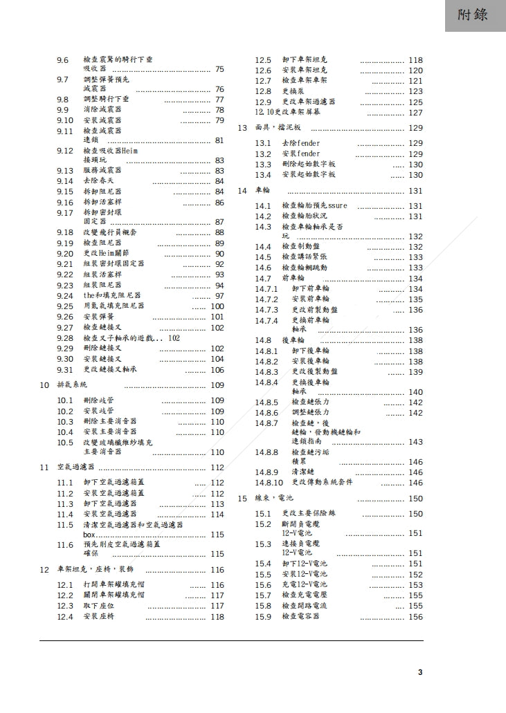 KTM 2023 250SX F XC F T 維修手冊繁体中文和英文全車扭矩錶折開圖線路圖故障程式碼