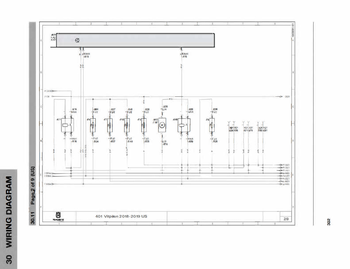 2018 Husqvarna Vitpilen 401 service manual