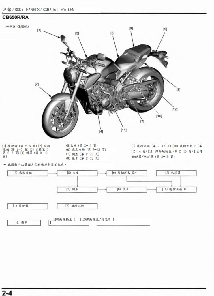 2017本田X-Adv750維修手冊繁體中文和英文全車圖紙表折開圖線路圖故障方案碼