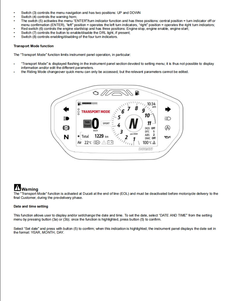 Ducati 2022-2023 Monster 937 service manual PDF download – motorcycle service  manual shop