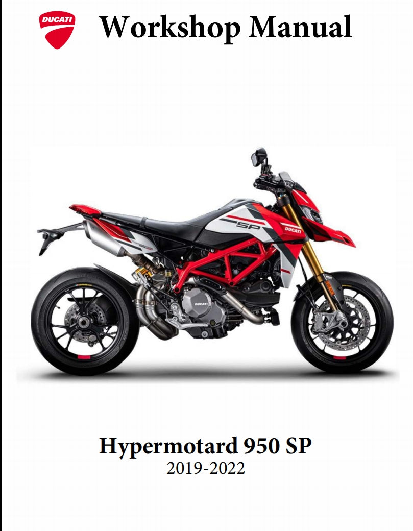 杜卡迪 2019-2022 Hypermotard 950SP 維修手冊 PDF 下載