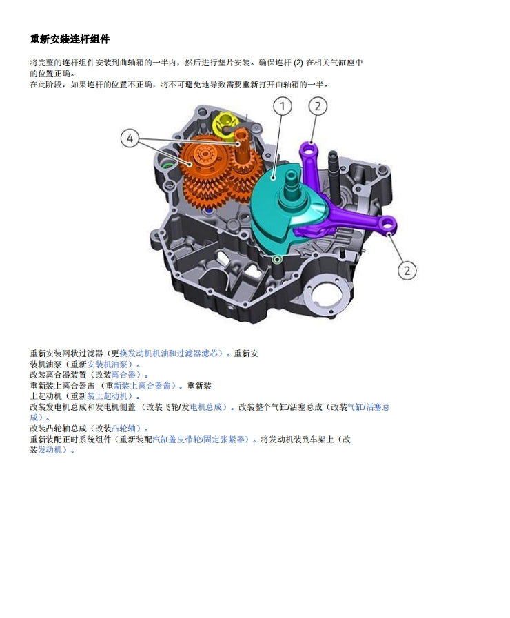 2019-2022 杜卡迪骇客950sp中文维修手册全车线路图零件扭矩摩托维修资料