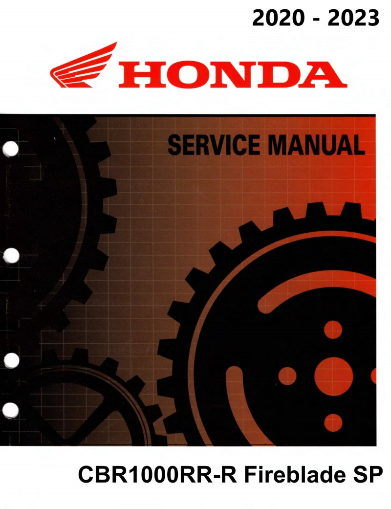 Honda 2020-2022 CBR1000RR-R Fireblade Service Manual Vehicle parts disassembly diagram fault code query vehicle torque data and circuit diagram