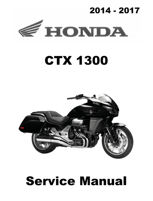 Honda 2014-2017 CTX1300  Service Manual Vehicle parts disassembly diagram fault code query vehicle torque data and circuit diagram