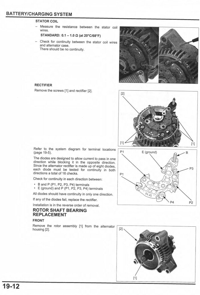 Honda 2014-2017 CTX1300  Service Manual Vehicle parts disassembly diagram fault code query vehicle torque data and circuit diagram