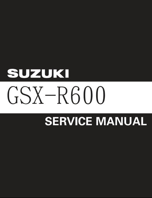 2008-2009 GSX-R600鈴木小R維修手冊繁体中文和英文全車扭矩錶折開圖線路圖故障程式碼