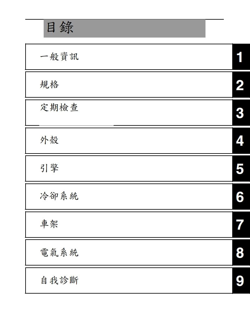 2023年雅馬哈MT07維修手冊繁体中文和英文全車扭矩錶折開圖線路圖故障程式碼