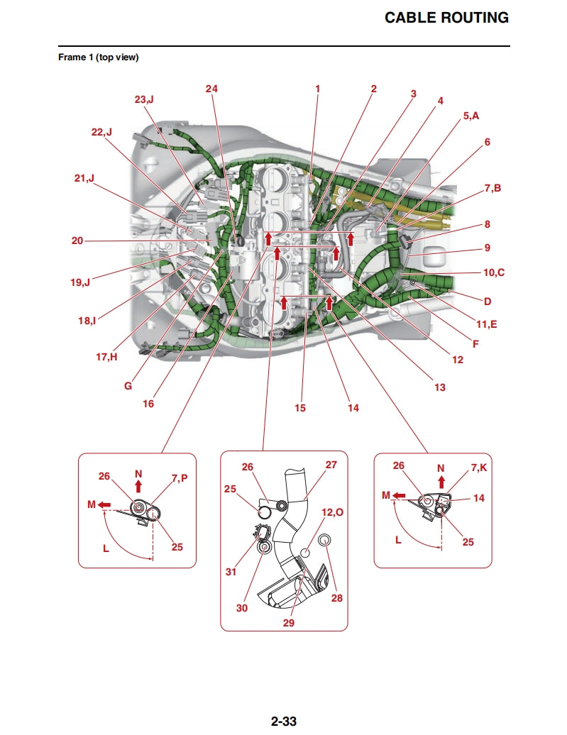 yamaha 2022 MT10SP MT10Service Manual Vehicle parts disassembly diagram fault code query vehicle torque data and circuit diagram