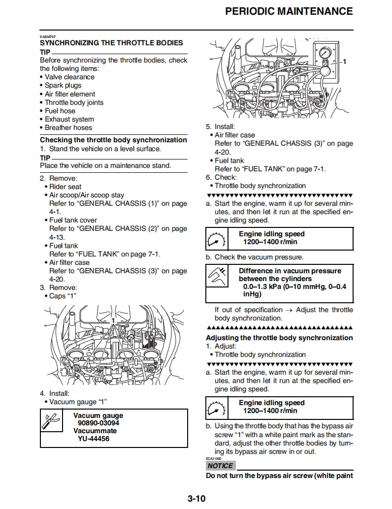 yamaha 2018 MT10 Service Manual Vehicle parts disassembly diagram fault code query vehicle torque data and circuit diagram