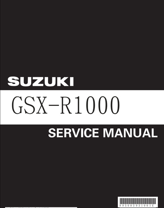 2007-2008 GSX-R1000 K7維修手冊繁体中文和英文全車扭矩錶折開圖線路圖故障程式碼