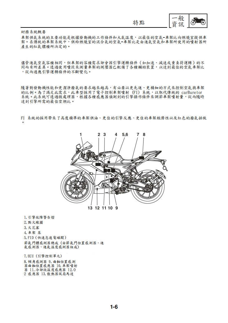 2022年雅馬哈R15維修手冊繁体中文和英文全車扭矩錶折開圖線路圖故障程式碼