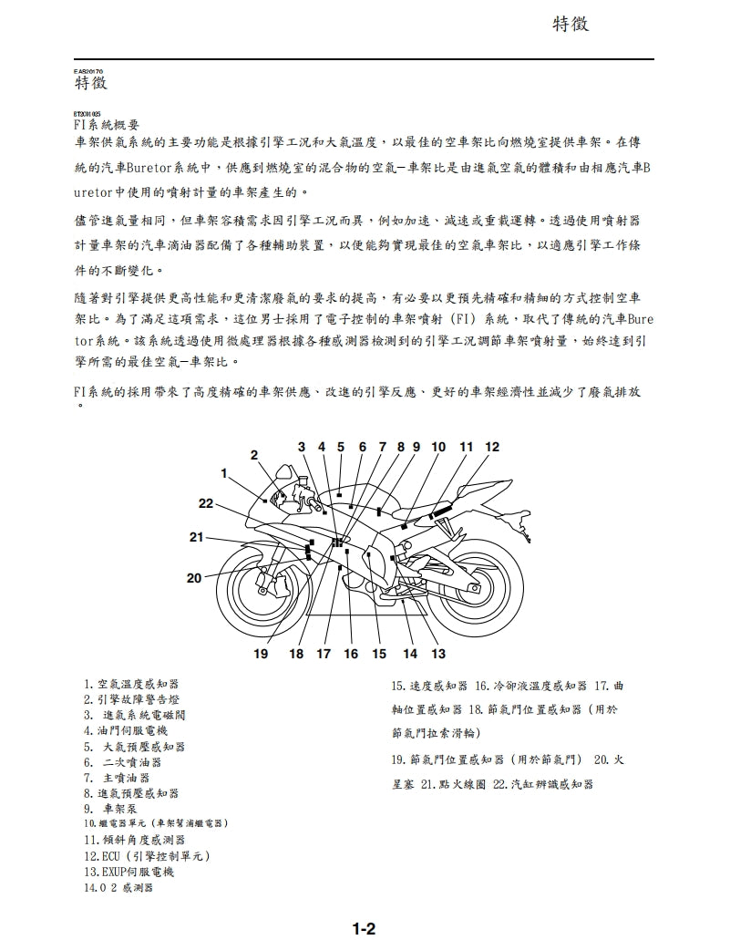 2006雅馬哈R6維修手冊繁体中文和英文全車扭矩錶折開圖線路圖故障程式碼