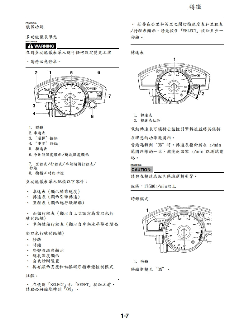 2006雅馬哈R6維修手冊繁体中文和英文全車扭矩錶折開圖線路圖故障程式碼