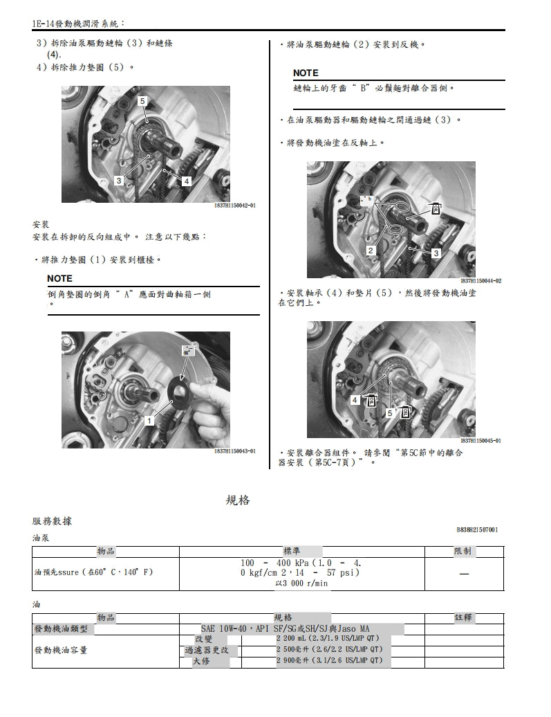 2008-2009 GSX-R750維修手冊繁体中文和英文全車扭矩錶折開圖線路圖故障程式碼