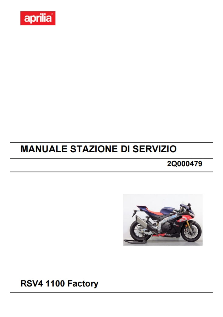 2021 Aprilia RSV4 service manual Vehicle parts disassembly diagram fault code query vehicle torque data