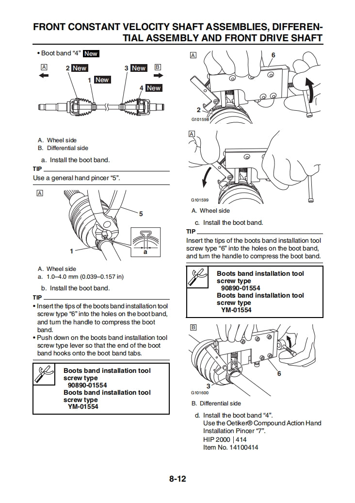 yamaha 2022 Wolverine RMAX2 Service Manual Vehicle parts disassembly diagram fault code query vehicle torque data and circuit diagram