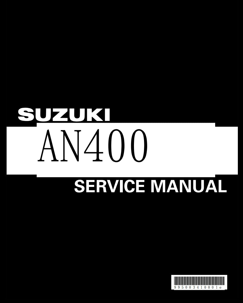 鈴木K7 AN400維修手冊繁体中文和英文全車扭矩錶折開圖線路圖故障程式碼