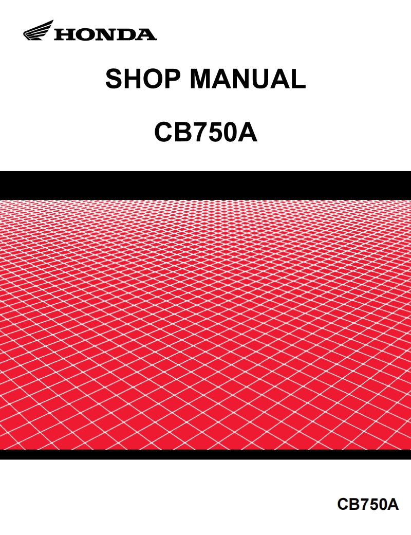 Honda 2023 CB750 Service Manual Vehicle parts disassembly diagram fault code query vehicle torque data and circuit diagram