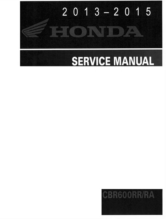 Honda 2013-2015 F5 CBR600RR Service Manual Vehicle parts disassembly diagram fault code query vehicle torque data and circuit diagram