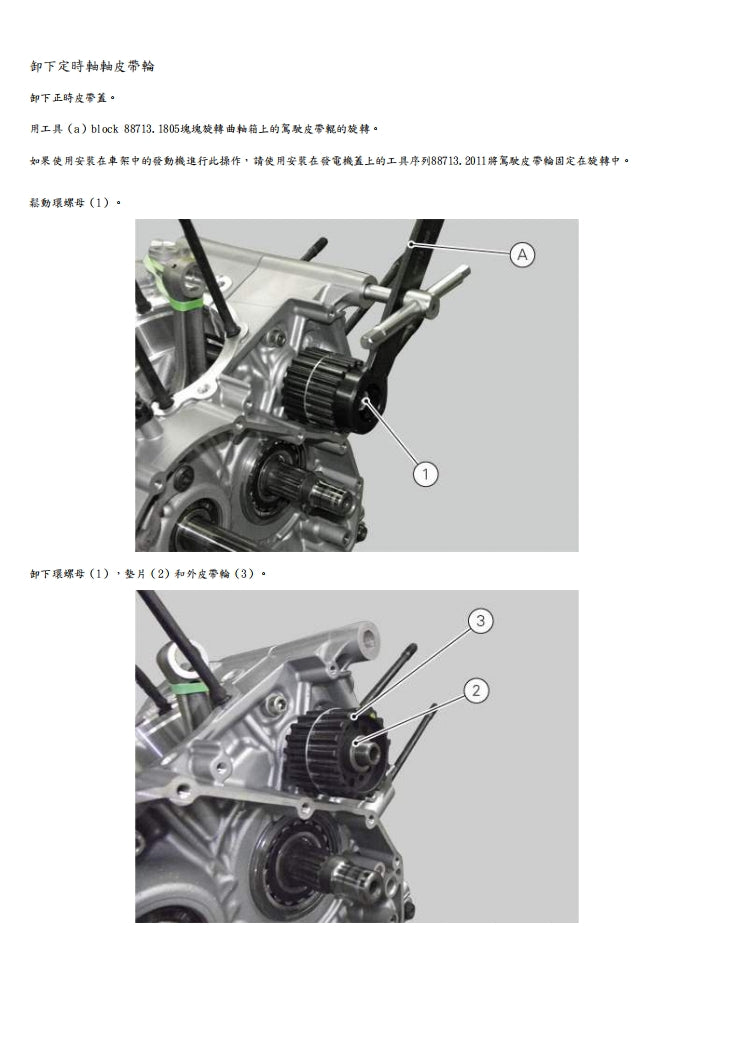 2017-2018 杜卡迪大魔鬼修理手冊Xdiavel維修手冊繁体中文和英文全車扭矩錶折開圖