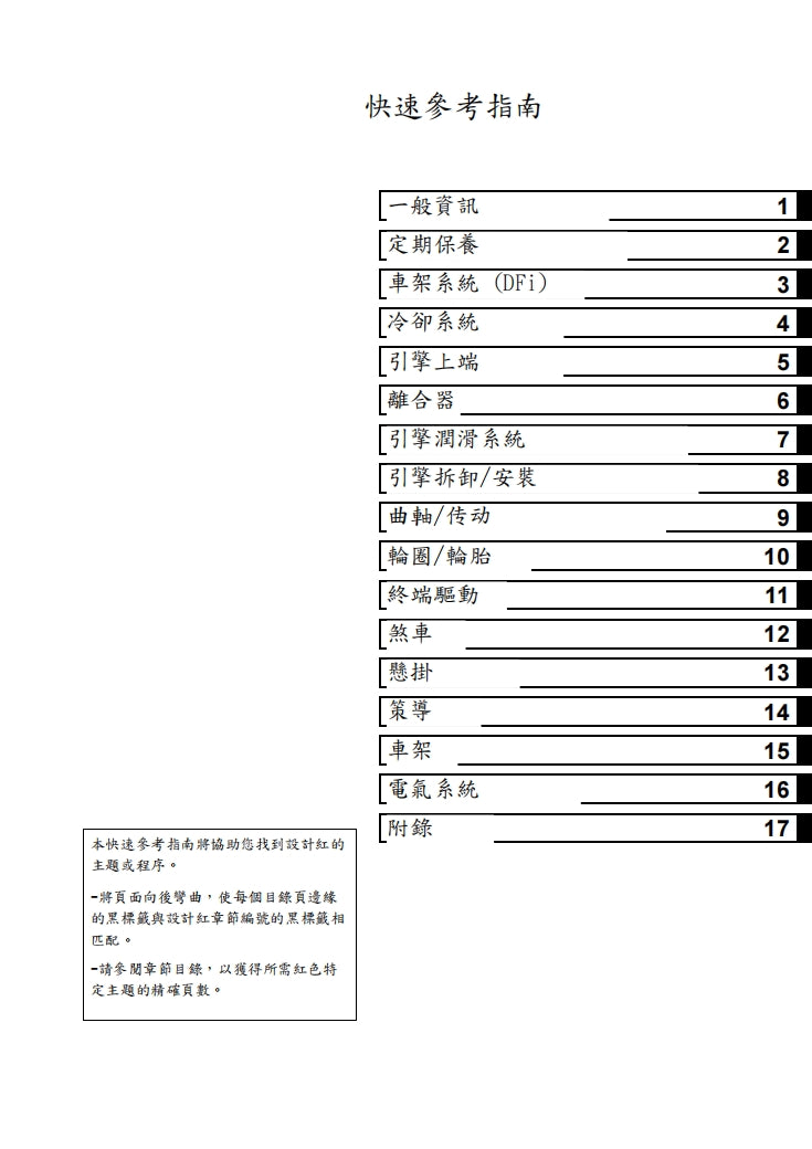 2013川崎KX250F維修手冊繁体中文和英文全車扭矩錶折開圖線路圖故障程式碼