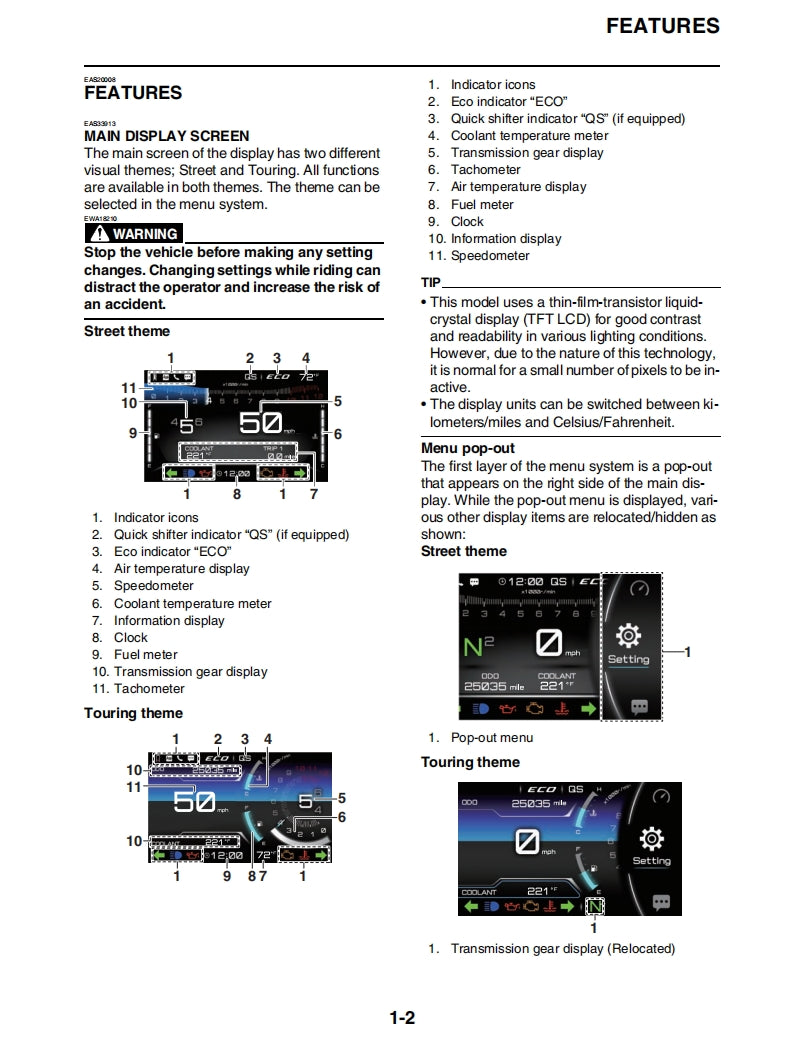 yamaha 2023 MT07 Service Manual Vehicle parts disassembly diagram fault code query vehicle torque data and circuit diagram