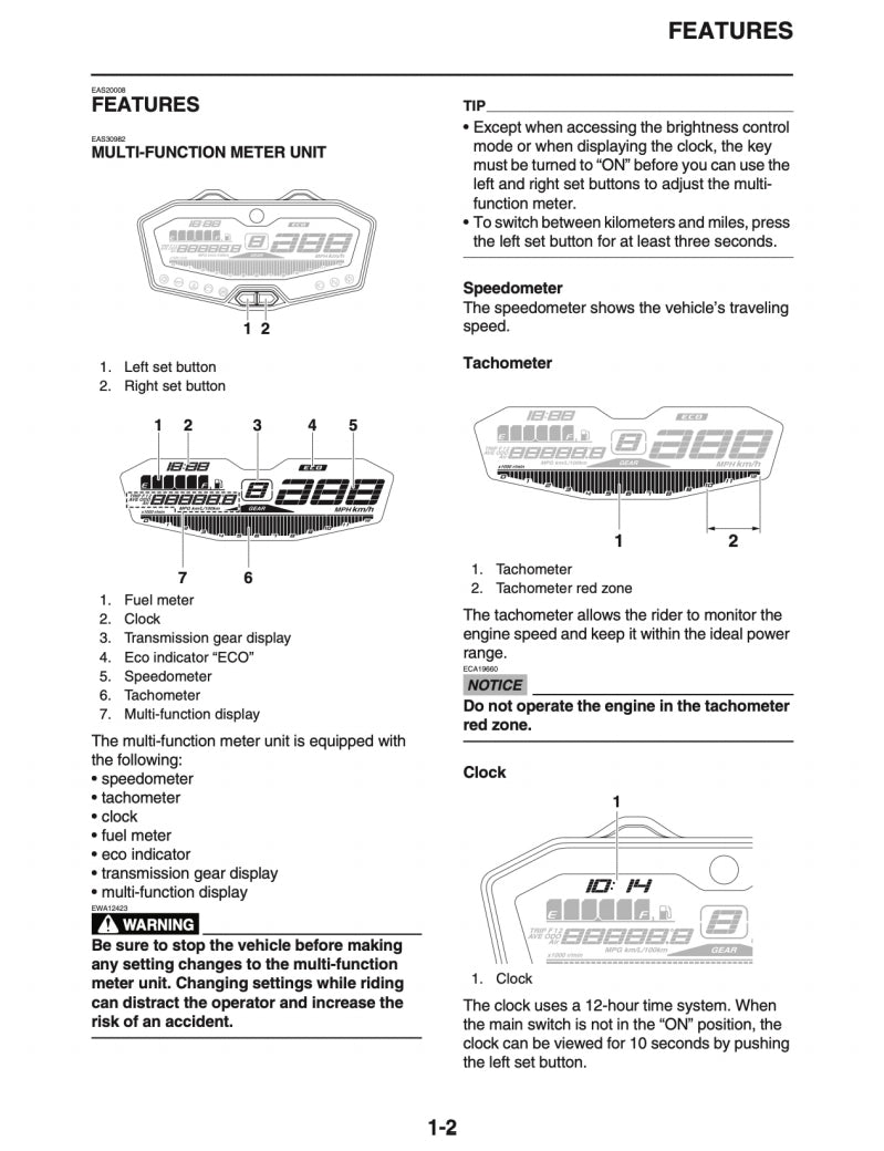 yamaha 2018 MT07 Service Manual Vehicle parts disassembly diagram fault code query vehicle torque data and circuit diagram