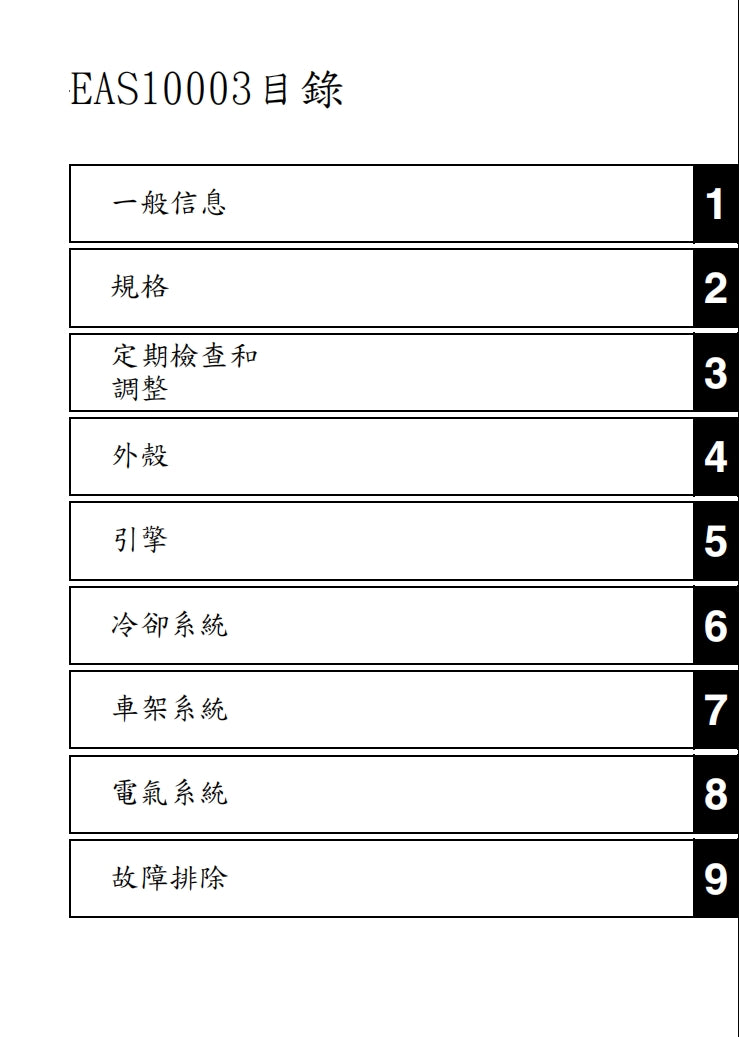 2017年雅馬哈NMAX維修手冊繁体中文和英文全車扭矩錶折開圖線路圖故障程式碼