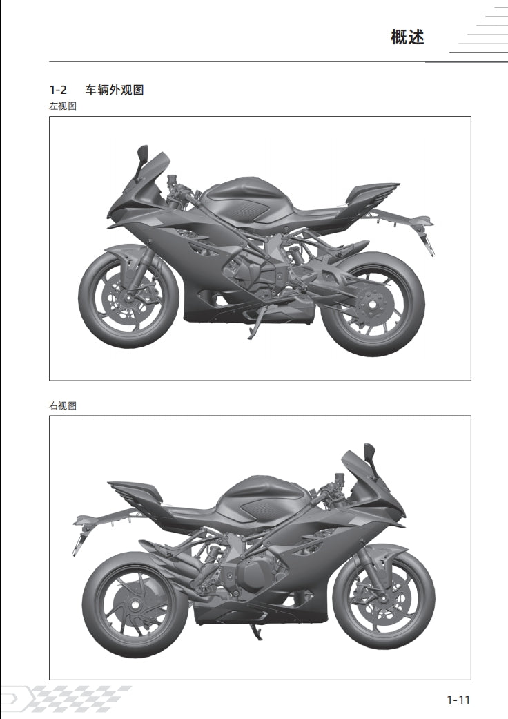 2024 QJMOTO QJ900GS-8D 錢江賽921 維修手冊簡體中文全車線路圖車身表模具DIY維修工具