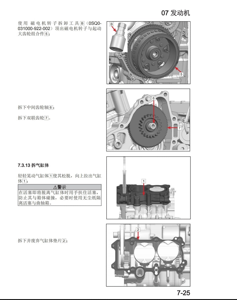 2021春風CF400-6 450SR維修手冊全車線路圖故障碼分析圖維修DIY工具