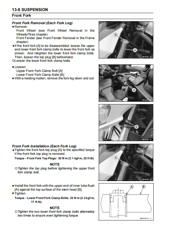 2019 kawasai z400 Service Manual Vehicle parts disassembly diagram fault code query vehicle torque data and circuit diagram