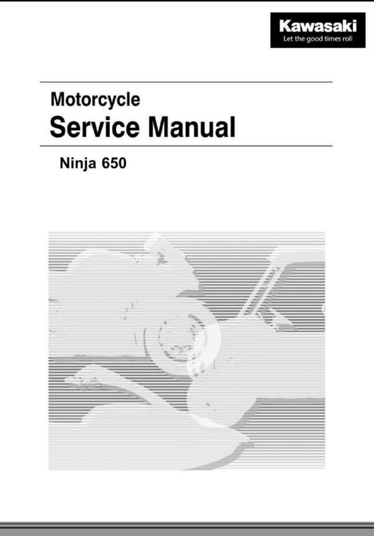 Kawasaki 2020-2021 Ninja650  service manual Vehicle parts disassembly diagram fault code query vehicle torque data and circuit diagram