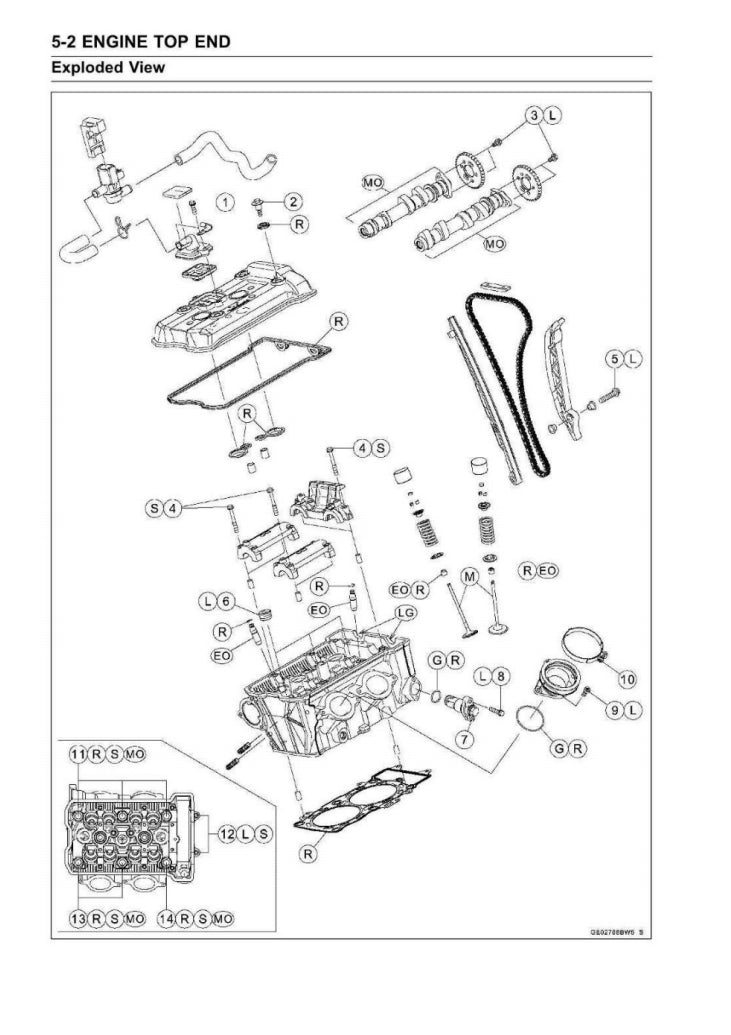 Kawasaki 2020-2021 Ninja650  service manual Vehicle parts disassembly diagram fault code query vehicle torque data and circuit diagram