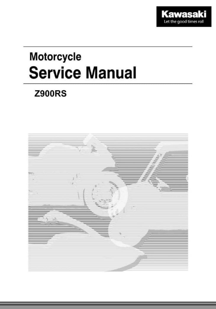 Kawasaki 2020-2022 Z900RS Service Manual Vehicle parts disassembly diagram fault code query vehicle torque data and circuit diagram