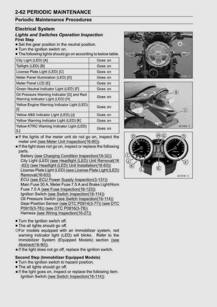 Kawasaki 2020-2022 Z900RS Service Manual Vehicle parts disassembly diagram fault code query vehicle torque data and circuit diagram